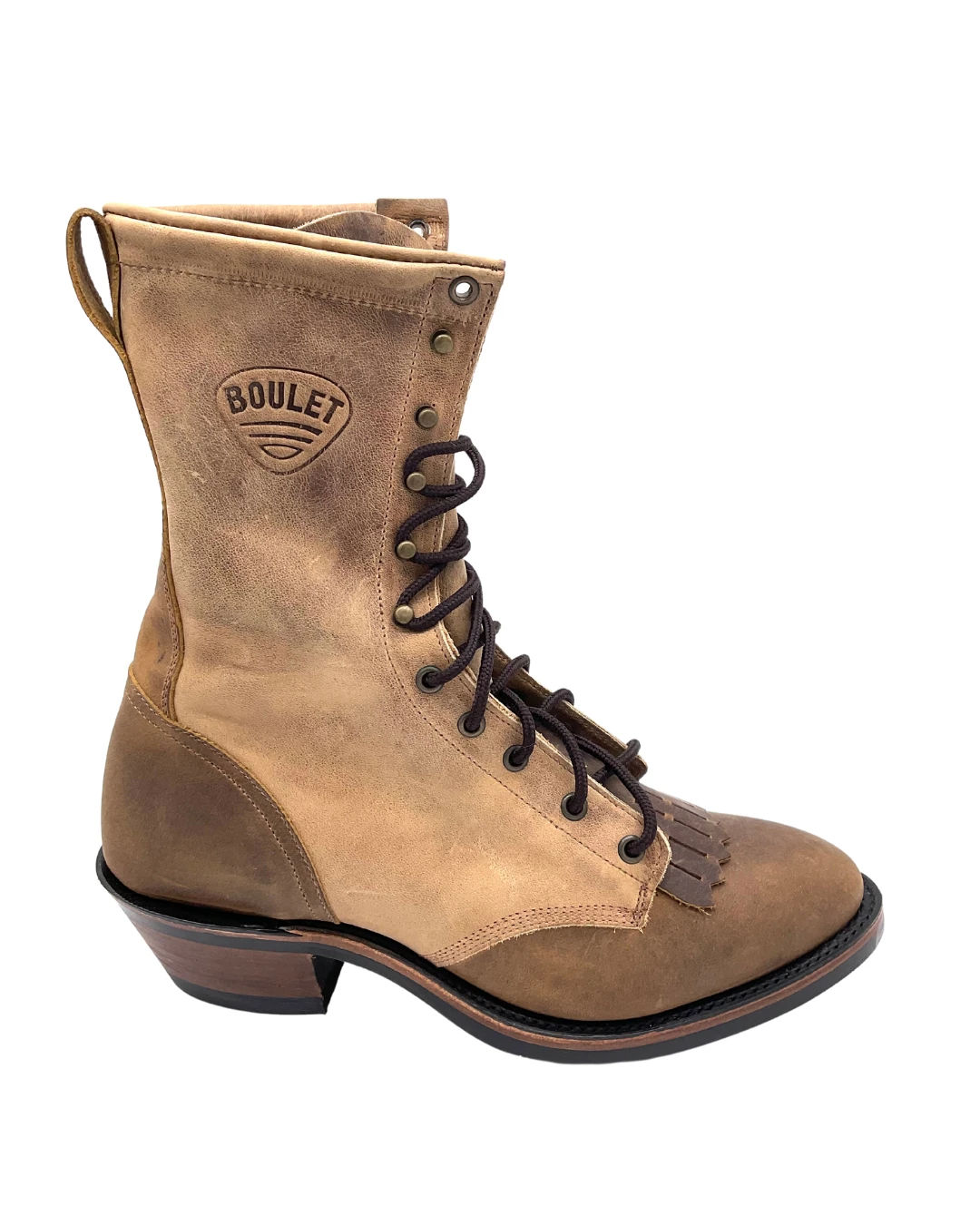 'Boulet' Men's 9" Packer Round Toe - HillBilly Golden / Rustico Tang 3 'Boulet' Men's 9" Packer Round Toe - HillBilly Golden / Rustico Tang