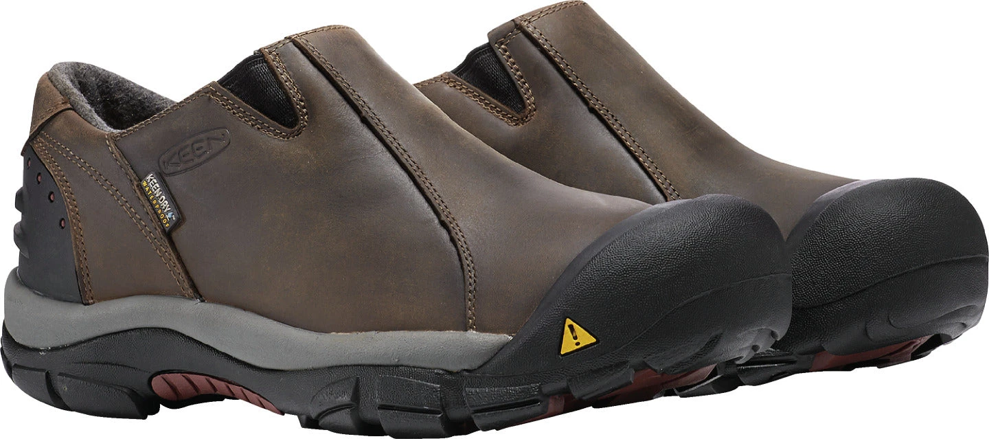 'Keen Outdoor' Men's Brixen Low 200GR WP Slip On - Slate Black / Madder Brown 6 'Keen Outdoor' Men's Brixen Low 200GR WP Slip On - Slate Black / Madder Brown - Image 4