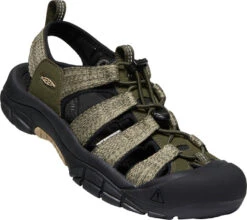 'Keen Outdoor' Men's Newport H2 Sandal - Forest Night / Black -Merel Shoes Shop 1022250 FLR large 1024x1024@2x