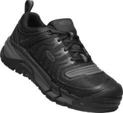 'Keen' Men's Kansas City Low KBF EH WP Carbon Toe - Black / Gunmetal -Merel Shoes Shop 1025577 3Q med 1024x1024@2x
