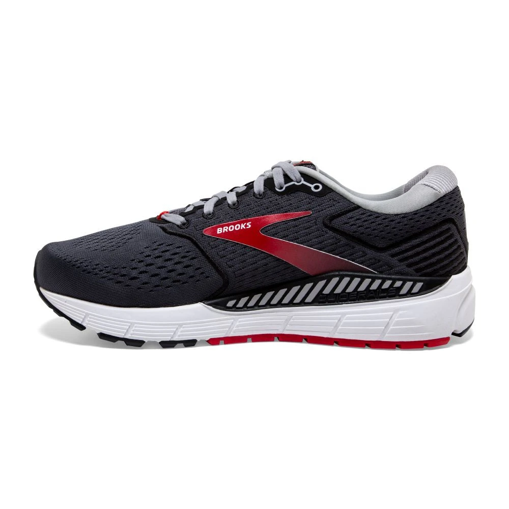 'Brooks' Men's Beast 20 - Pearl / Black / Red 8 'Brooks' Men's Beast 20 - Pearl / Black / Red - Image 6