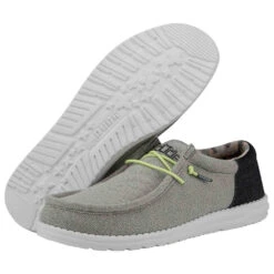 'Hey Dude' Men's Wally Funk - Blue Grey 9 'Hey Dude' Men's Wally Funk - Blue Grey -Merel Shoes Shop 110412616 wally funk blue grey left 3 1024x1024@2x