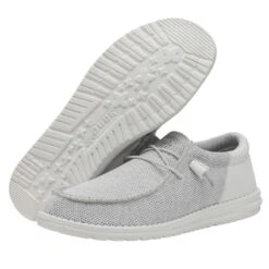 'Hey Dude' Men's Wally Funk Mono - Ghosted 10 'Hey Dude' Men's Wally Funk Mono - Ghosted -Merel Shoes Shop 40011 1JT WALLYFUNKMONO GHOSTED PAIRBOTTOM 1024x1024@2x