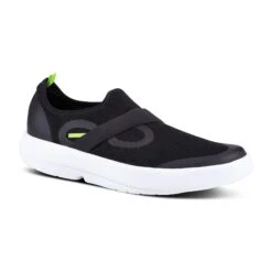 'OOFOS' Men's OOmg Mesh Low Slip On - White / Black 14 'OOFOS' Men's OOmg Mesh Low Slip On - White / Black -Merel Shoes Shop 5080WHTBLK 1024x1024@2x