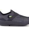 'OOFOS' Men's OOmg Fiber Low Slip On - Black / Gray -Merel Shoes Shop 5180FIBRE shot1 1024x1024@2x