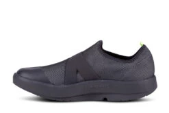 'OOFOS' Men's OOmg Fiber Low Slip On - Black / Gray -Merel Shoes Shop 5180FIBRE shot4 1024x1024@2x