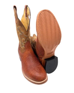 'Boulet' Men's 12" Western Round Toe - Utta Whisky / Grizzly Tan -Merel Shoes Shop 63275 1024x1024@2x