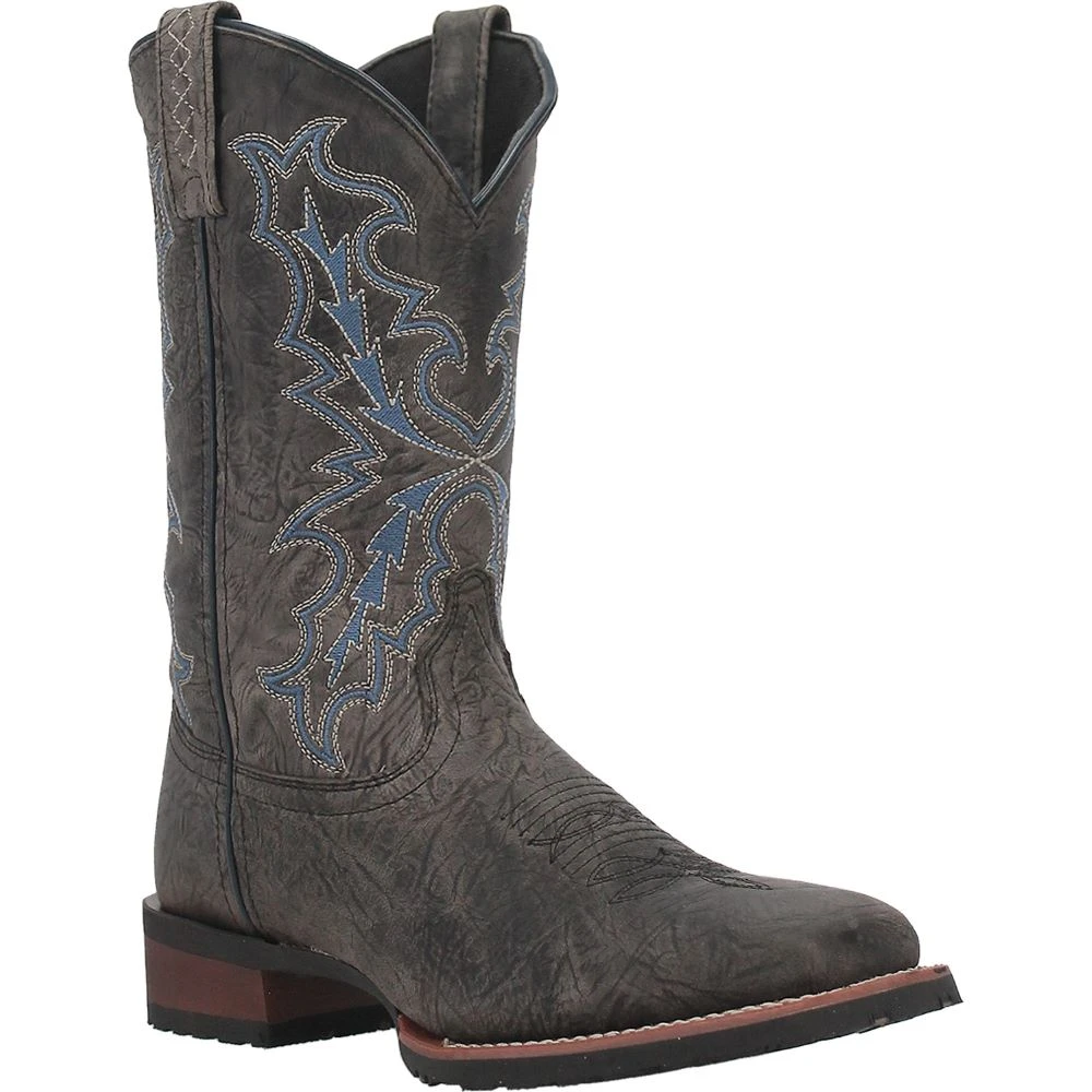 'Laredo' Men's 11" Winfield Western Square Toe - Grey 8 'Laredo' Men's 11" Winfield Western Square Toe - Grey - Image 6