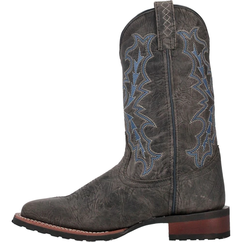 'Laredo' Men's 11" Winfield Western Square Toe - Grey 9 'Laredo' Men's 11" Winfield Western Square Toe - Grey - Image 7