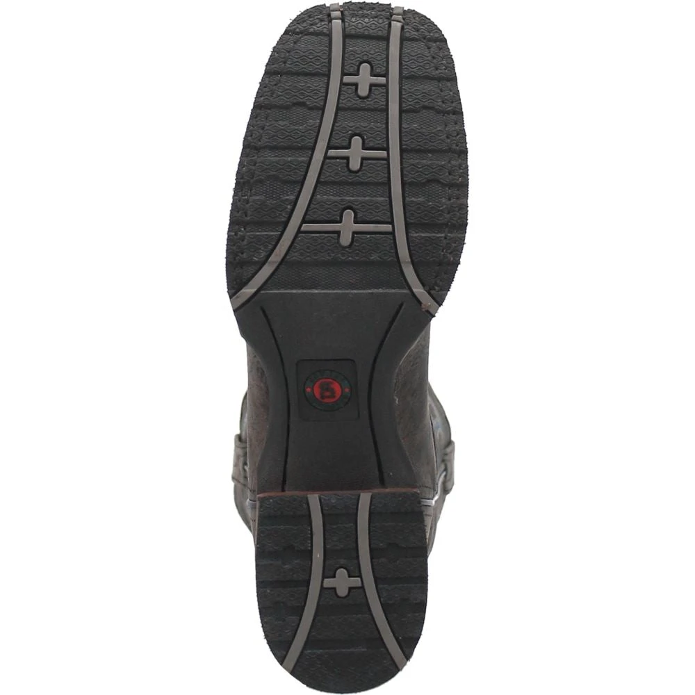 'Laredo' Men's 11" Winfield Western Square Toe - Grey 5 'Laredo' Men's 11" Winfield Western Square Toe - Grey - Image 3