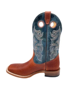 'Boulet' Men's 13" Western Square Toe - Utta Whisky / Puma Turqueza -Merel Shoes Shop 92936 1024x1024@2x