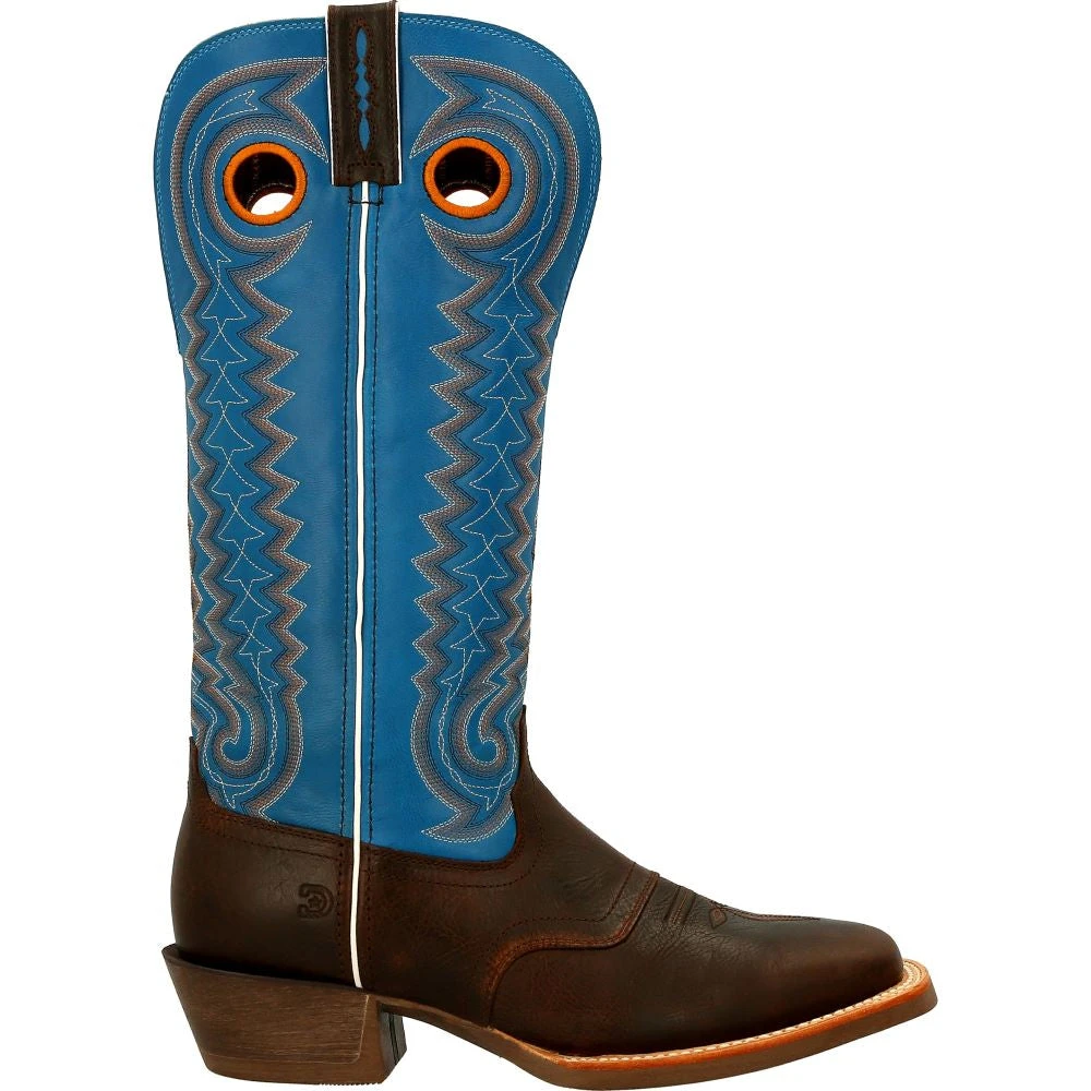 'Durango' Men's 15" Rebel Pro Western Saddle Boot - Chestnut / Brilliant Blue 3 'Durango' Men's 15" Rebel Pro Western Saddle Boot - Chestnut / Brilliant Blue