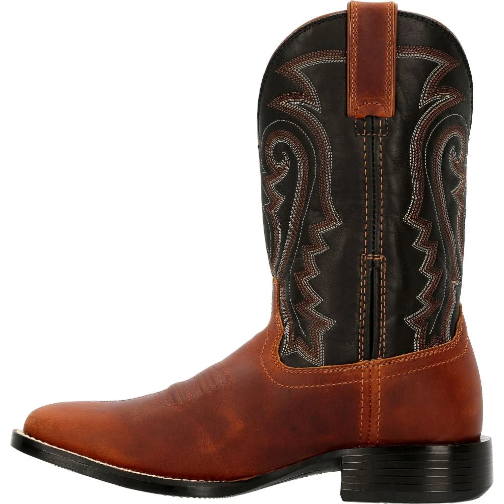 'Durango' Men's 11" Westward Square Toe - Brown/Black 8 'Durango' Men's 11" Westward Square Toe - Brown/Black - Image 6