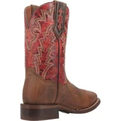 'Dan Post' Men's 11" Killeen Western Square Toe - Tan / Red -Merel Shoes Shop DP4813 10 1024x1024@2x