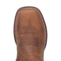 'Dan Post' Men's 11" Killeen Western Square Toe - Tan / Red -Merel Shoes Shop DP4813 6 1024x1024@2x