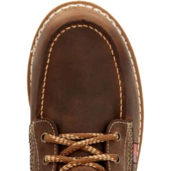 'Georgia Boot' Men's 8" Wedge Sole EH WP Soft Toe - Brown -Merel Shoes Shop GB00532 birdseye 1024x1024@2x