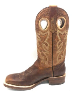 'Tanner Mark' Men's 13" Western Square Toe - Orange (Tan) / Marble Orix -Merel Shoes Shop IMG 3256 1024x1024@2x