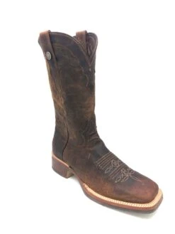 'Tanner Mark' Men's 13" Western Square Toe - Buffalo Honey / Mad Dog Honey -Merel Shoes Shop IMG 3265 1024x1024@2x