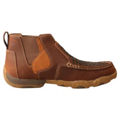 'Twisted X' Men's 4" Chelsea Basket Weave Driving Moc - Oiled Saddle -Merel Shoes Shop MDMG005 RT 4800x4800 95517.1618263309 1024x1024@2x