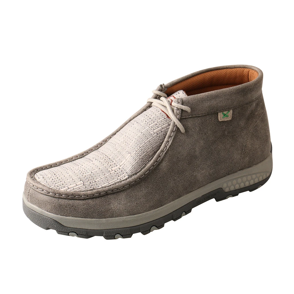 'Twisted X' Men's Cellstretch Chukka Driving Moc - Grey 3 'Twisted X' Men's Cellstretch Chukka Driving Moc - Grey