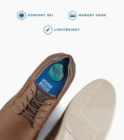 'Nunn Bush' Men's Baybridge Plain Toe Oxford - Brown -Merel Shoes Shop NunnBush Spring 2021 84903 200 ALT T 1024x1024@2x