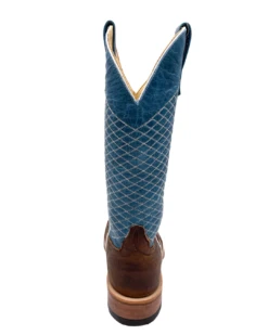 'Anderson Bean' Men's 13" Western Square Toe - Bison / Blue Lava -Merel Shoes Shop S11165 1024x1024@2x