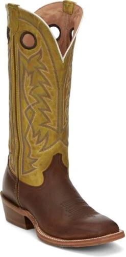 'Tony Lama' Men's 15" Fairview Buckaroo Western Square Toe - Brown / Moss Green 16 'Tony Lama' Men's 15" Fairview Buckaroo Western Square Toe - Brown / Moss Green -Merel Shoes Shop TNL 001 SA2001 1024x1024@2x
