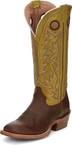 'Tony Lama' Men's 15" Fairview Buckaroo Western Square Toe - Brown / Moss Green 17 'Tony Lama' Men's 15" Fairview Buckaroo Western Square Toe - Brown / Moss Green -Merel Shoes Shop TNL 010 SA2001 1024x1024@2x