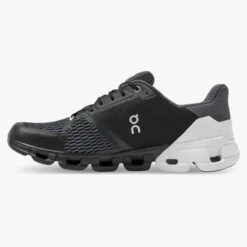 'On Running' Men's Cloudflyer - Black / White -Merel Shoes Shop cloudflyer fw20 black white m g4 1024x1024@2x